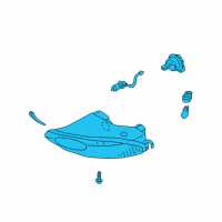 OEM 2001 Infiniti I30 Lamp Assembly-Fog, RH Diagram - 26150-3Y325