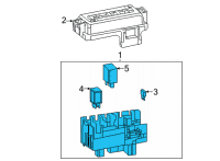 OEM GMC Fuse & Relay Box Diagram - 84738241