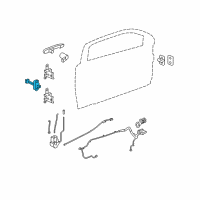 OEM 2005 Chevrolet Cobalt Link Asm-Front Side Door Check Diagram - 25845436