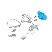 OEM 2017 Lexus RC F Mirror Outer, LH Diagram - 87961-76040