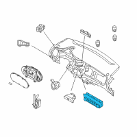 OEM Kia Sportage Control Assembly-Heater Diagram - 972503W132BLH
