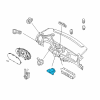 OEM Kia Sportage Switch Assembly-Hazard Diagram - 937903W020DC8