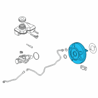 OEM BMW X1 Power Brake Booster Diagram - 34-33-6-889-233