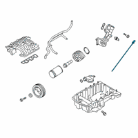 OEM Ford Explorer Dipstick Diagram - L1MZ-6750-B