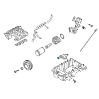 OEM 2021 Ford Explorer Oil Tube Gasket Diagram - L1MZ-6626-A