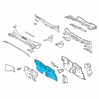 OEM Toyota Corolla Dash Panel Diagram - 55101-02C40