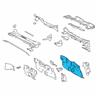 OEM 2022 Toyota Corolla Insulator Diagram - 55210-02780