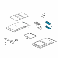 OEM 2003 Lexus IS300 Lamp Assy, Map Diagram - 81260-22180-B1