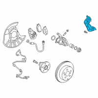 OEM Lexus ES350 Mounting, RR Disc Br Diagram - 47822-06160