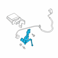 OEM 2020 Kia K900 Sensor Assembly-Rr HEIGH Diagram - 55830J6000