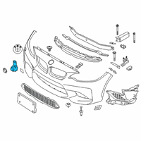 OEM BMW 430i Gran Coupe Parking Sensors Diagram - 66209261589