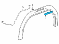 OEM GMC Sierra 2500 HD Side Marker Lamp Diagram - 84806032