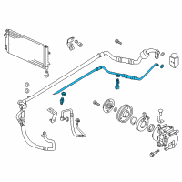 OEM 2012 Hyundai Accent Pipe & Tube Assembly Diagram - 97761-1R000