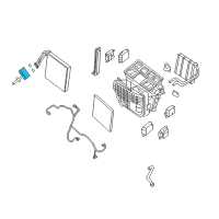 OEM 2015 Infiniti QX70 Expansion Valve Diagram - 92200-1HP0C