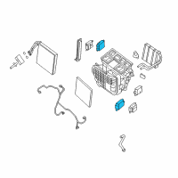 OEM 2020 Infiniti QX60 Air Mix Actuator Assembly Diagram - 27732-3JC2A