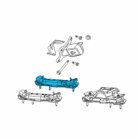 OEM 2009 Jeep Wrangler ISOLATOR-Transmission Mount Diagram - 52059945AB