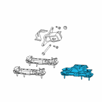 OEM 2008 Jeep Wrangler ISOLATOR-Transmission Mount Diagram - 52059949AB