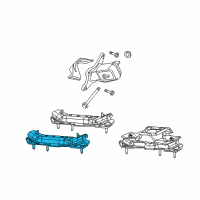 OEM 2009 Jeep Wrangler ISOLATOR-Transmission Mount Diagram - 52059947AB