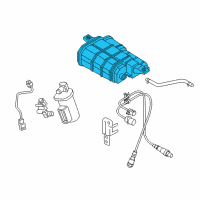 OEM 2017 Hyundai Sonata CANISTER Assembly Diagram - 31420-C2600