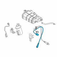 OEM Hyundai Veloster Sensor Assembly-Oxygen, Front Diagram - 39210-2B510