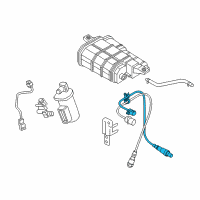 OEM 2018 Kia Optima Rear Oxygen Sensor Assembly Diagram - 392102B330