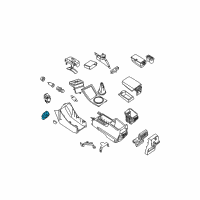 OEM Nissan Rogue Select Switch Assy-Hazard Diagram - 25290-ZB000