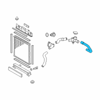 OEM 2015 Scion iQ Upper Hose Diagram - 16571-47060