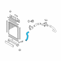 OEM 2014 Scion iQ Lower Hose Diagram - 16572-47050