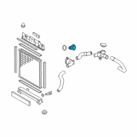 OEM 2012 Scion iQ Thermostat Diagram - 90916-03147