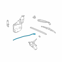 OEM 2007 Cadillac SRX Hose, Windshield Washer Solvent Container Diagram - 15218953