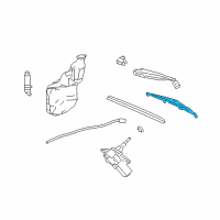 OEM 2007 Cadillac SRX Rear Blade Diagram - 15209055