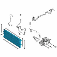 OEM 2015 Lincoln MKZ Condenser Diagram - EG1Z-19712-E