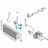 OEM 2015 Lincoln MKZ Hose & Tube Assembly Diagram - DG9Z-19972-D
