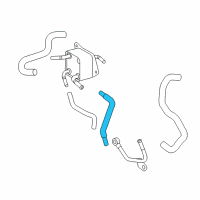 OEM 2017 Lexus NX200t Hose, Oil Cooler Outlet Diagram - 32942-78010