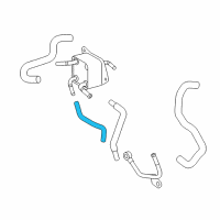 OEM 2021 Lexus NX300 Hose, Oil Cooler Inlet Diagram - 32941-78010