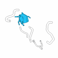 OEM 2021 Lexus NX300 Cooler, Transmission Diagram - 33493-78010