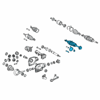 OEM 2008 Toyota Land Cruiser Outer Joint Assembly Diagram - 43460-69177
