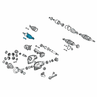 OEM 2019 Toyota Land Cruiser Inner Boot Diagram - 04437-60052