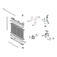 OEM 2014 Lexus GS350 Cap Sub-Assembly, Reservoir Diagram - 16405-31140