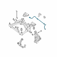 OEM 2012 Nissan Maxima Stabilizer-Front Diagram - 54611-9N10D