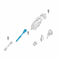 OEM 2016 BMW X6 Steering Spindle, Middle Diagram - 32-30-6-864-137