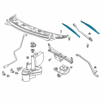 OEM 2008 Ford Mustang Front Blade Diagram - F8OZ-17528-AB