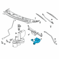 OEM Ford Freestar Rear Motor Diagram - 6F2Z-17508-CARM