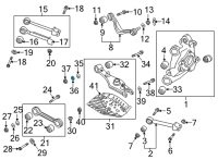 OEM 2012 Kia Sportage Washer-Spring Diagram - 1360214006K