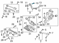 OEM Kia Stinger Bolt Diagram - 551173M000
