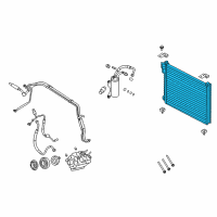 OEM 2012 Ford E-350 Super Duty Condenser Diagram - 9C2Z-19712-A