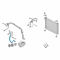 OEM Ford E-350 Super Duty Suction Line Diagram - CC2Z-19835-A