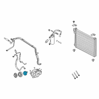 OEM 2014 Ford E-350 Super Duty Clutch Coil Diagram - 8C2Z-19D798-A