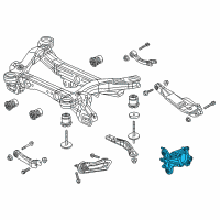 OEM 2014 Jeep Cherokee Knuckle-Rear Diagram - 5090071AE