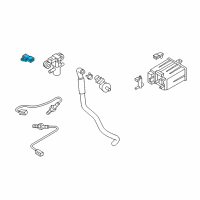 OEM 2015 Infiniti Q50 EVAPORATOR Control System Pressure Sensor Diagram - 22365-4GB0A